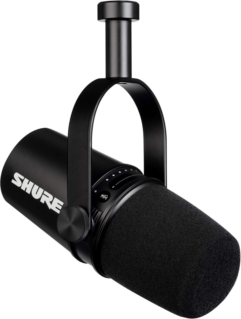 Shure MV7 USB/XLR Podcast Microphone with Built-In Headphone Output