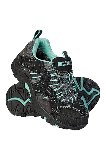 Mountain Warehouse Stampede Wanderschuhe für Kinder - Laufschuhe, wasserfeste Trekkingschuhe, Schuhe für Kinder aus Wildleder