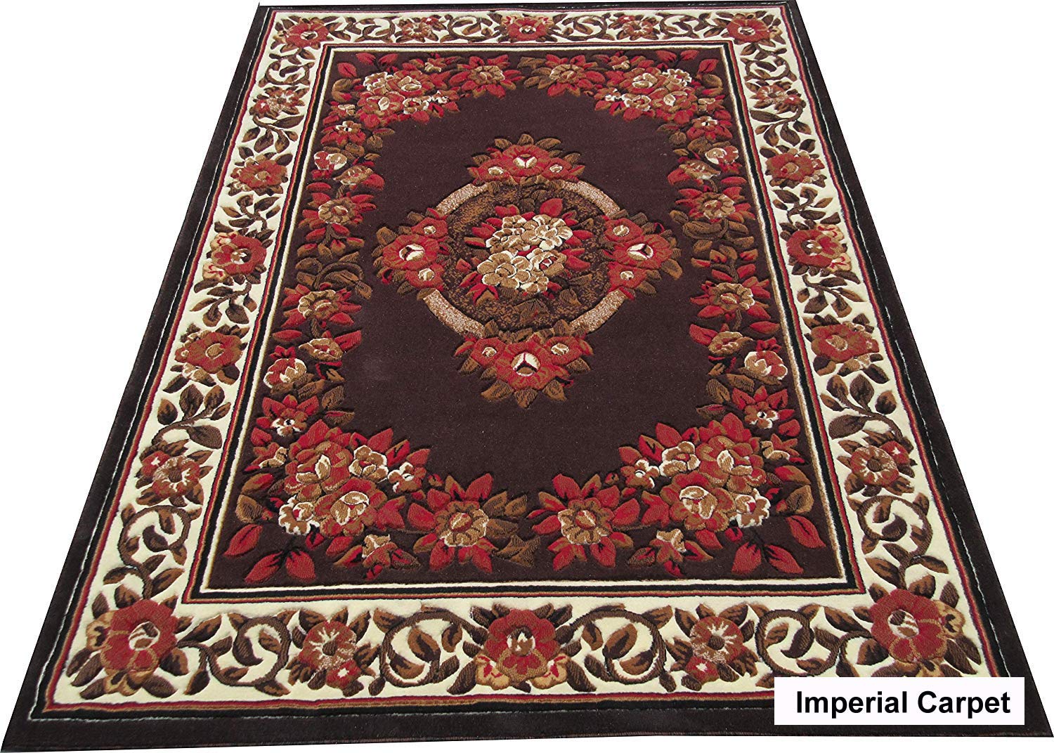 Buy Imperial Carpet Beautiful Floral Design Carved and Embossed Carpet