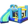 Bounceland Ultimate Combo Inflatable Bounce House, 12 ft L x 10 ft W x 8 ft H, Basketball Hoop, Obstacle Wall, Fun Tunnel, Sl