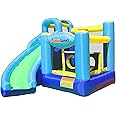 Bounceland Ultimate Combo Inflatable Bounce House, 12 ft L x 10 ft W x 8 ft H, Basketball Hoop, Obstacle Wall, Fun Tunnel, Sl