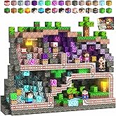 Magnetic Blocks, 150PCS Magnetic Building Blocks Light Up, Stacking Magnets for Kids, Sensory Toy for STEM Constructions Magn