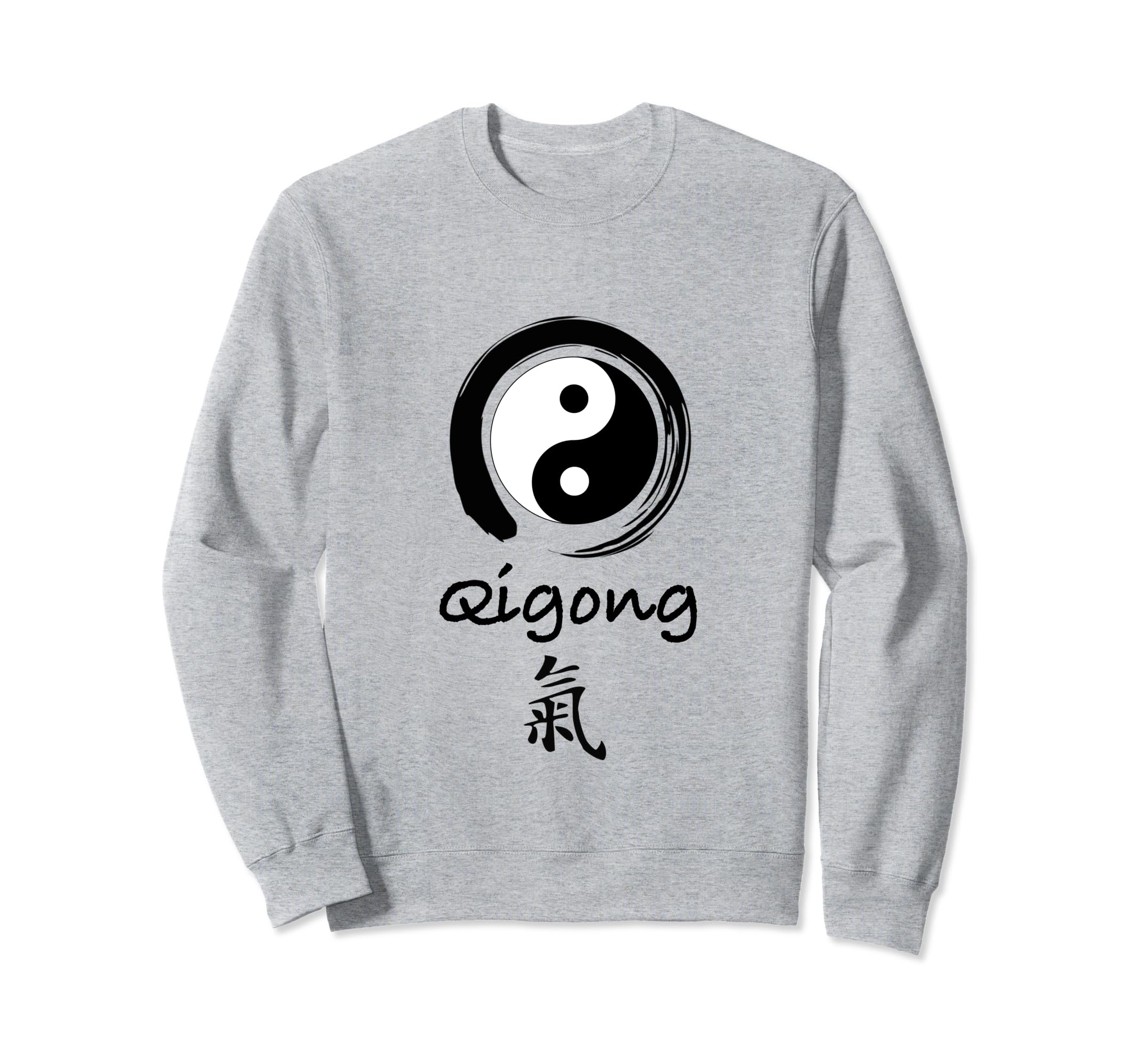 Qigong Beginner / Classic Qigong Calligraphy Qi Kanji Design Sweatshirt