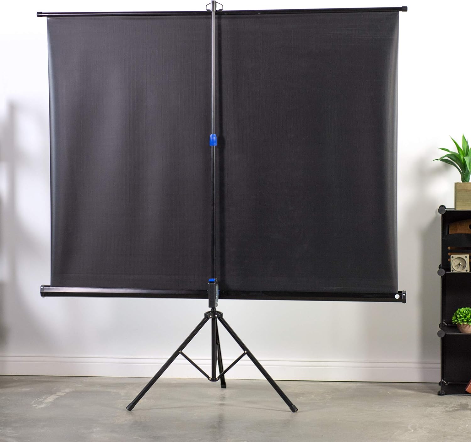 VIVO 100" Portable Indoor Outdoor Projector Screen, 100 Inch Diagonal Projection HD 4:3 Projection Pull Up Foldable Stand Tripod (PS-T-100): Electronics