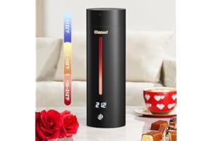CHACEEF Travel Kettle Upgraded, Portable Electric Kettle, 350ml Small Electric Kettle with 5 Variable Presets, 304 Stainless 