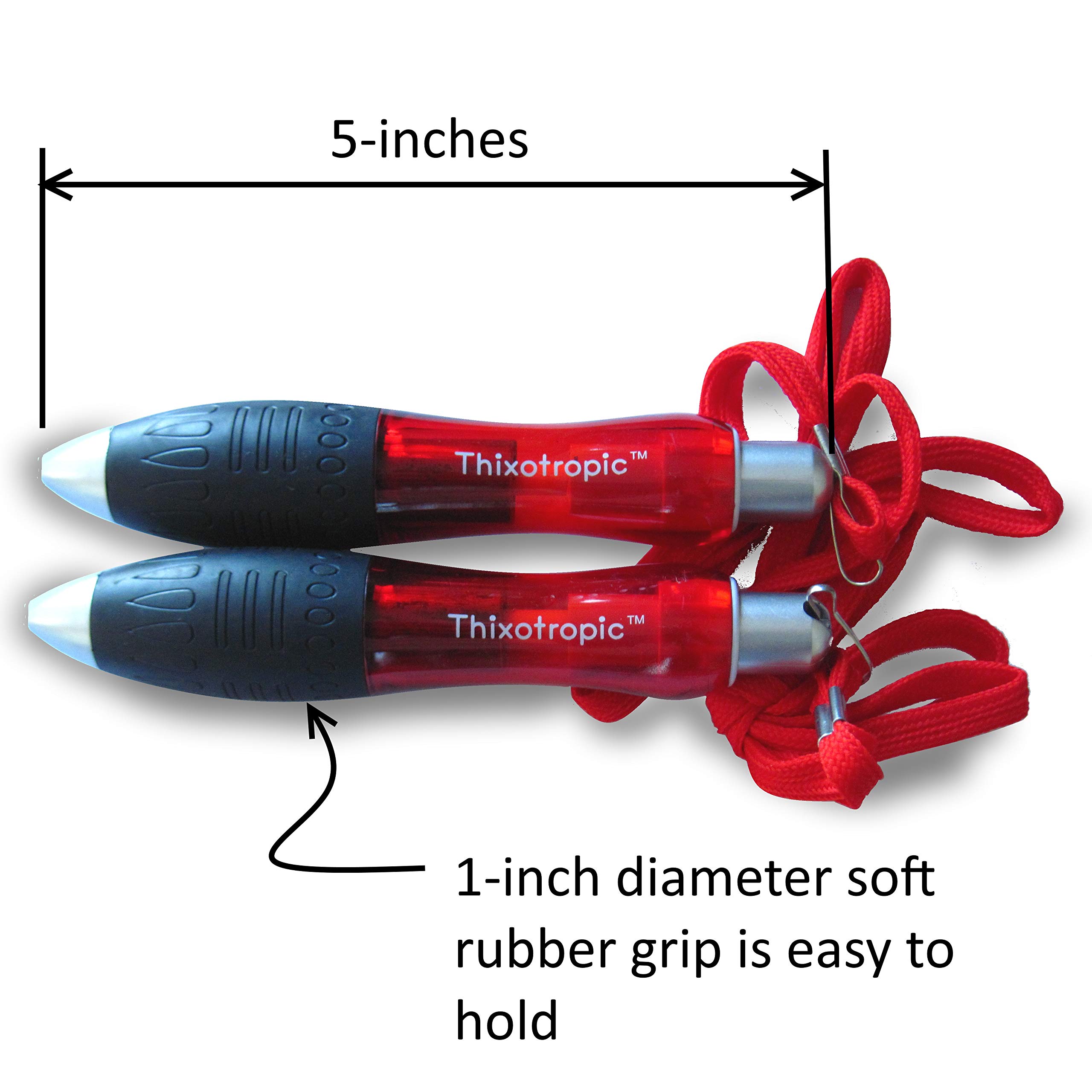 Thixotropic HEAVY Super Big Fat Weighted Pen for Tremors and Parkinson's (Twin Pack) Premium Ink