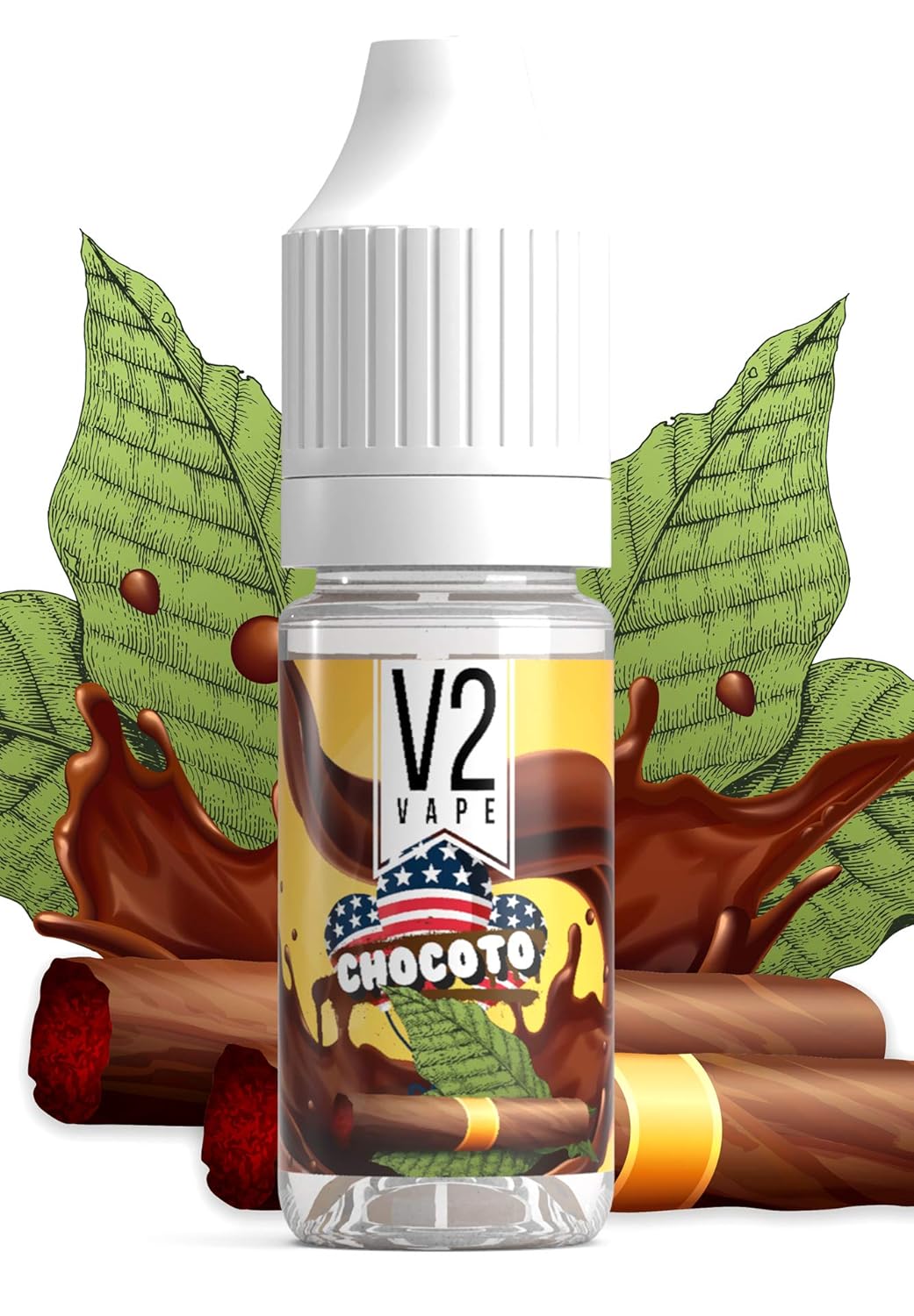 V2 Vape ELiquid US ChocoTo Schokolade Tabak Mix USA Style