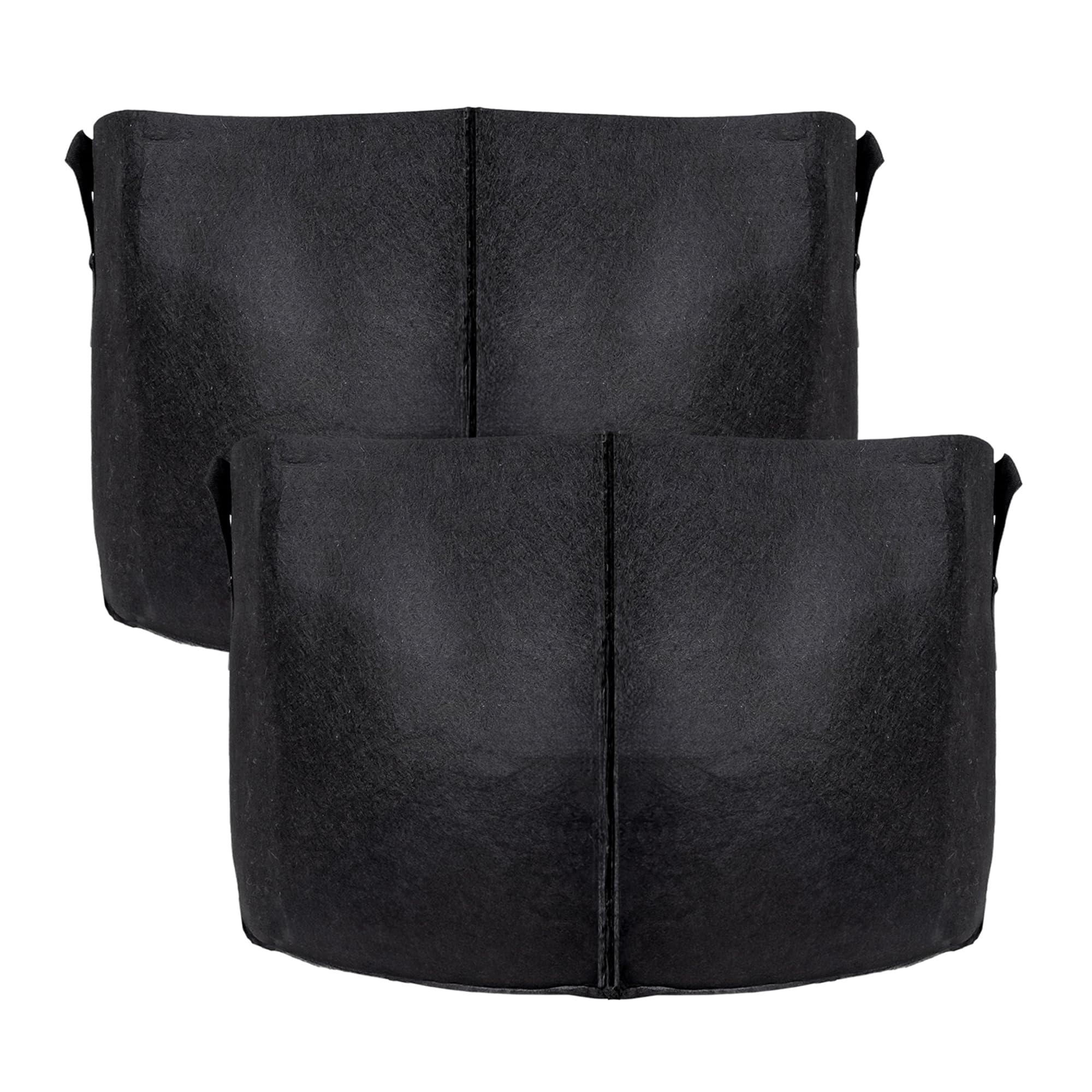 INTIRILIFE 2x planting bag made of fleece fabric 75 litre -20 gallon 55 x 30 cm - plant pot with carrying handles for garden, greenhouse - planter planter planter bag plant bag potato bag
