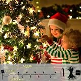 FANSIR Solar Garden Lights 50 LED Star Fairy Lights 23ft 8 Modes Warm White view 5