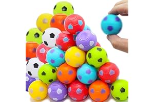 VEALIZUU 35 Pcs Mini Fidget Spinners Soccer Ball Toys, Soccer Party Favors for Kids 4-8 8-12, Goodie Bags Stuffers Pinata Filler Birthday Party Gift Treasure Box Toys for Classroom