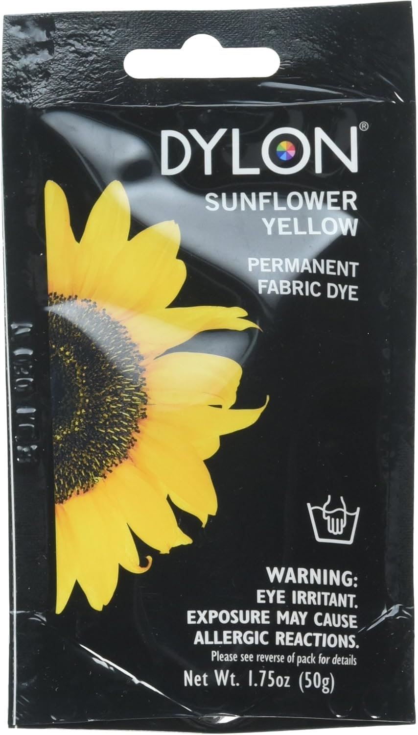 Dylon Permanent Fabric Dye, Sunflower Yellow, 1.75Ounce Amazon.co.uk Kitchen & Home