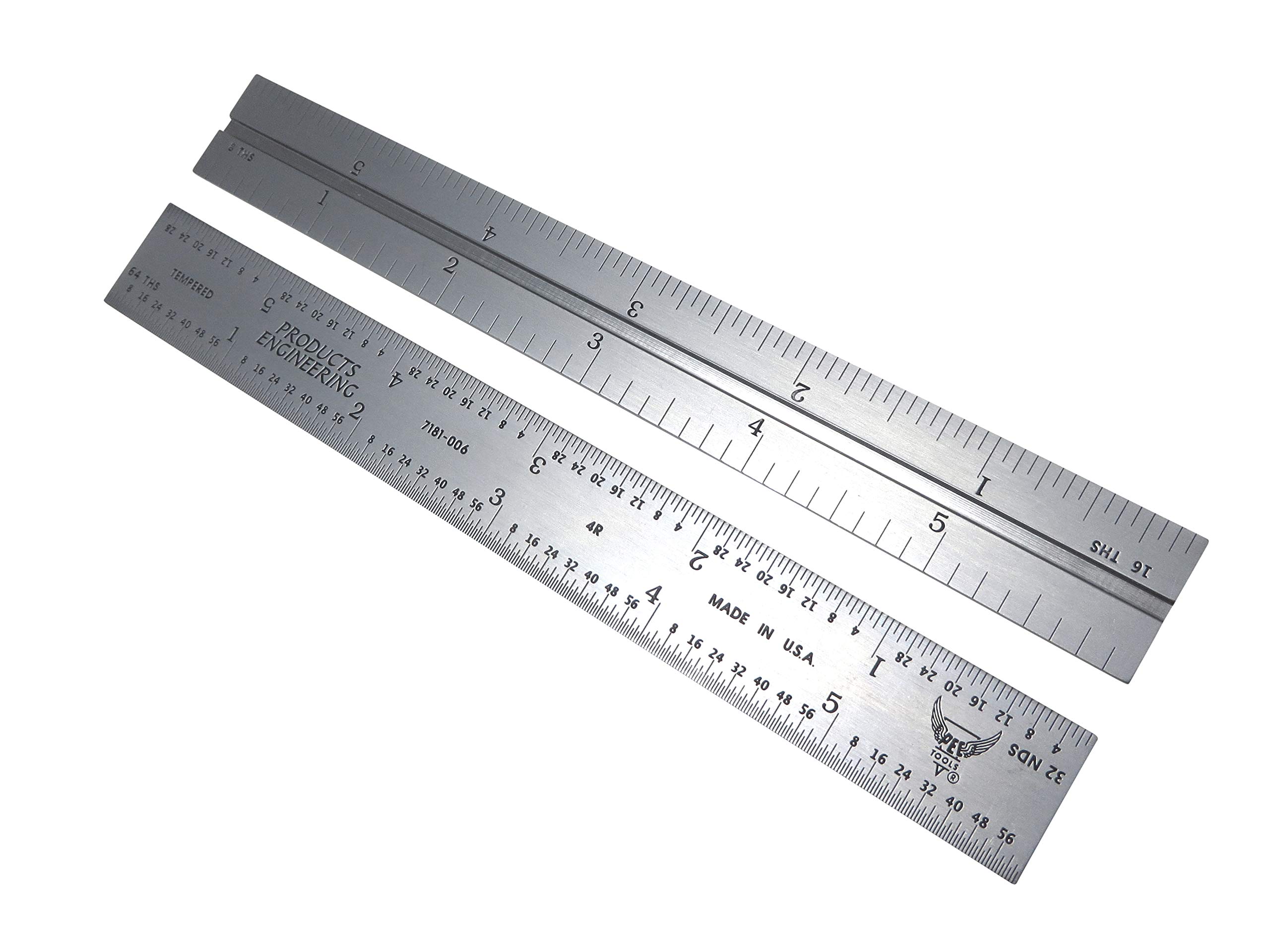 PEC 7181-006 6" Replacement Blade Ruler for 4" and