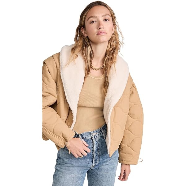 ジャケット・アウター Theory Teddy Fleece Faux Fur Peacoat Theory Women's Faux Fur Peacoat, Light Cocoa, Tan, S at