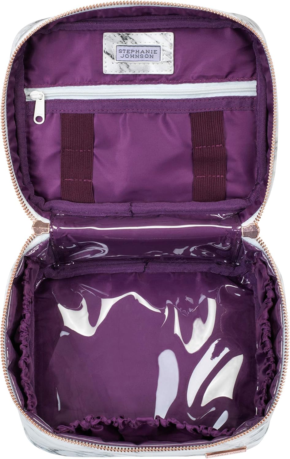 Stephanie Johnson Women's Carrara Louise Travel Case, Grey, One Size: Clothing