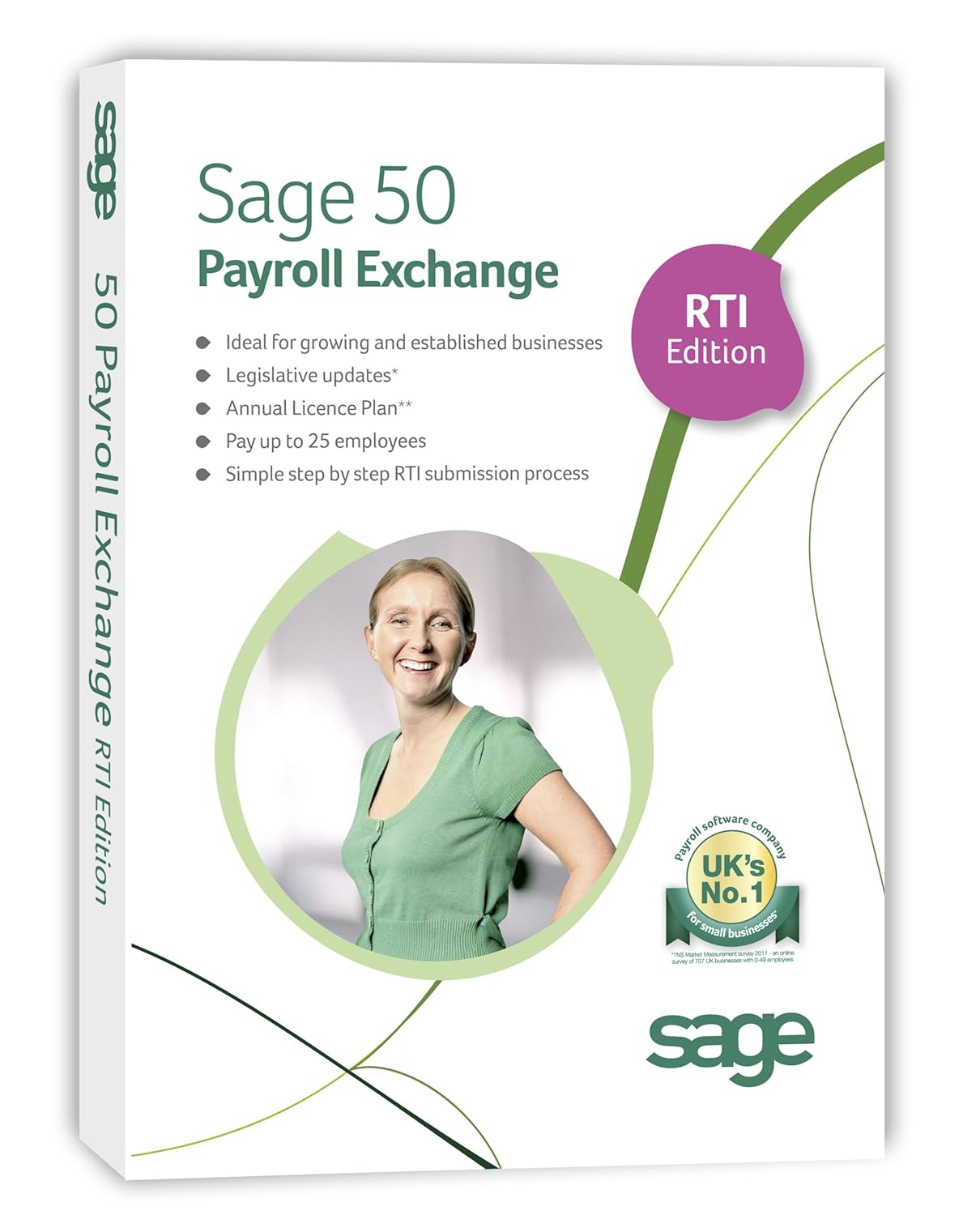 Sage 50 Payroll Exchange 25 employees RTI Edition (PC) Amazon.co.uk Software