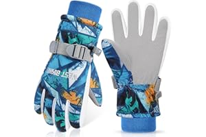 CYCLESPEED Winter Gloves for Boys Girls Kids Snow Gloves Toddler Waterproof Gloves for Snowboarding