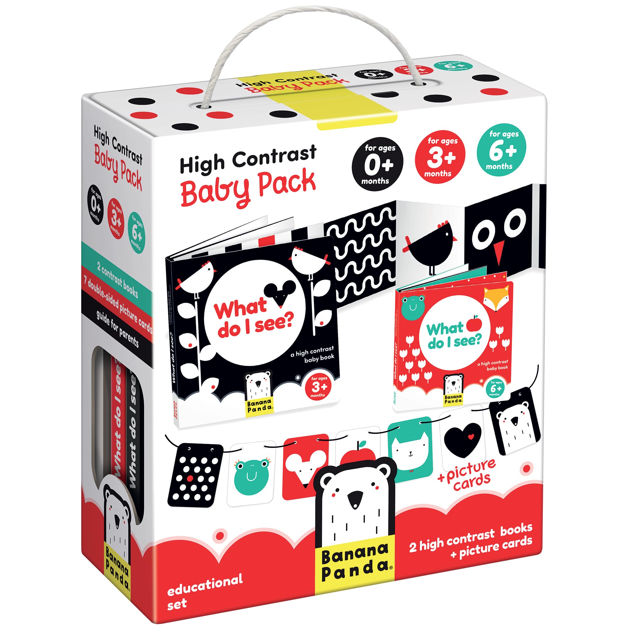 Banana Panda Inc High Contrast Baby Pack 0+/3m+/6m+