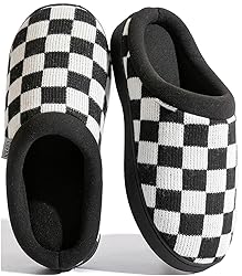 UBFEN Mens Slippers for Indoor Bedroom Memory Foam