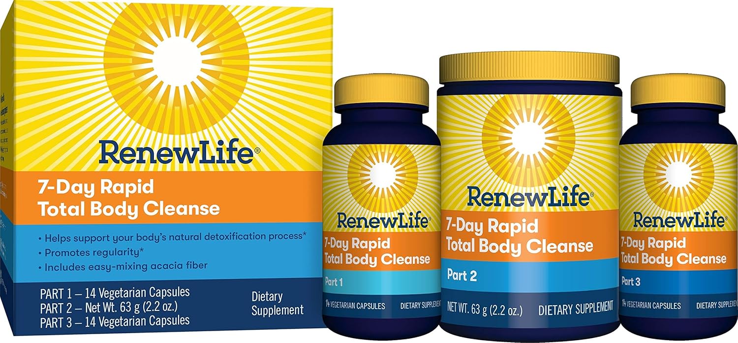 Renew Life Adult Cleanse 7Day Rapid Total Body Cleanse
