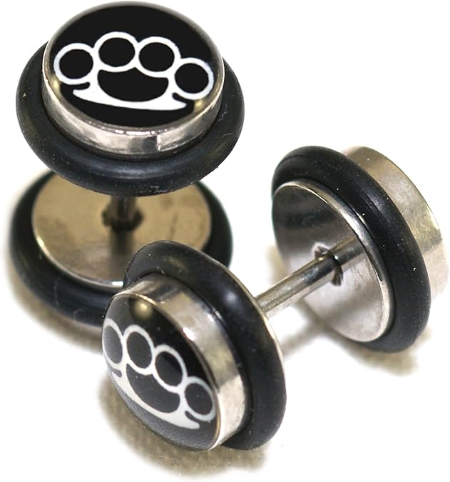 Brass Knuckles Knucks Stainless Steel Fake Cheaters Faux