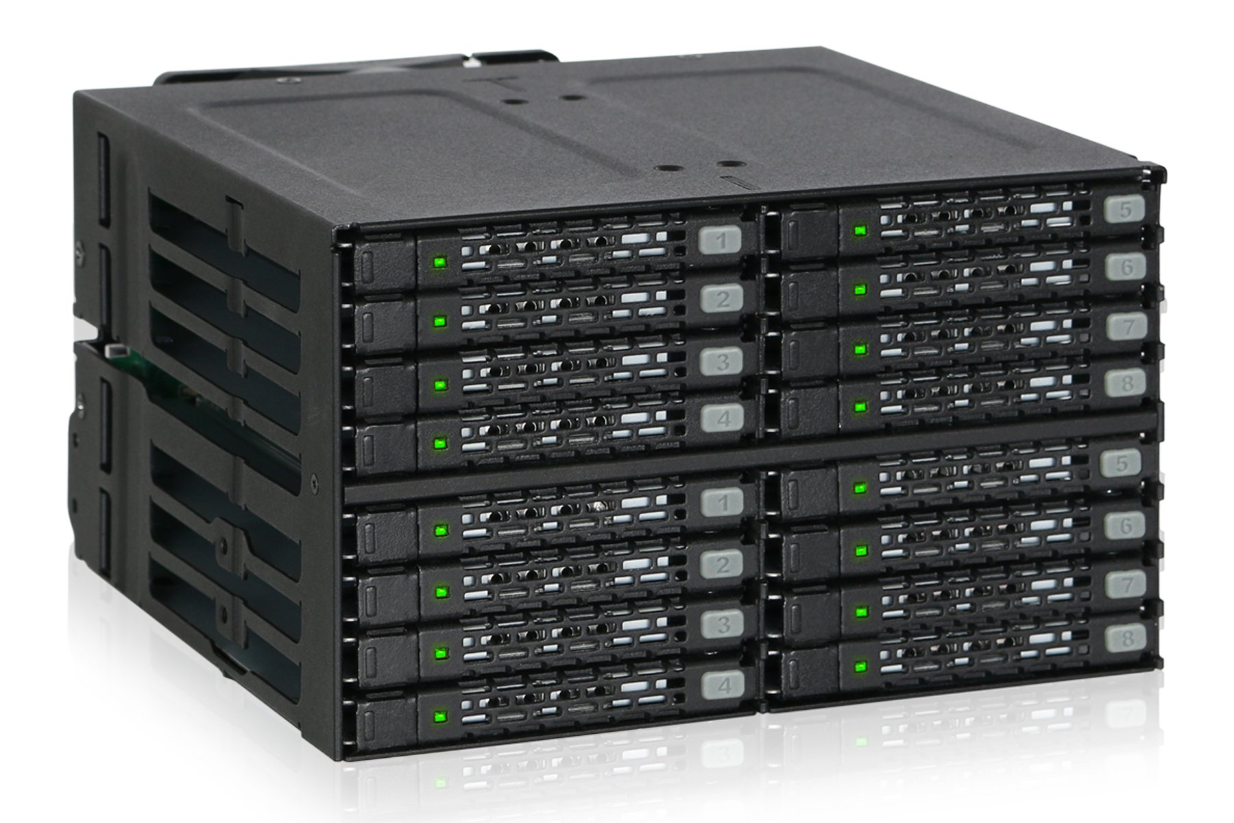 Icy Dock Backplane 16x6.3 cm SATAI-III in 2x5.25 Inch HDD/SSD