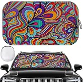 Windshield Sun Shade - Car Sun Shade Windshield, Reflector Sunshade Offers Ultimate Protection for Car Interior (55x31.5 inches)