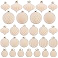 Flocked Ornaments for Christmas Tree Decorations - 28pcs Cream Velvet Ball Ornament for Xmas Holiday Decor - Plastic Shatterp