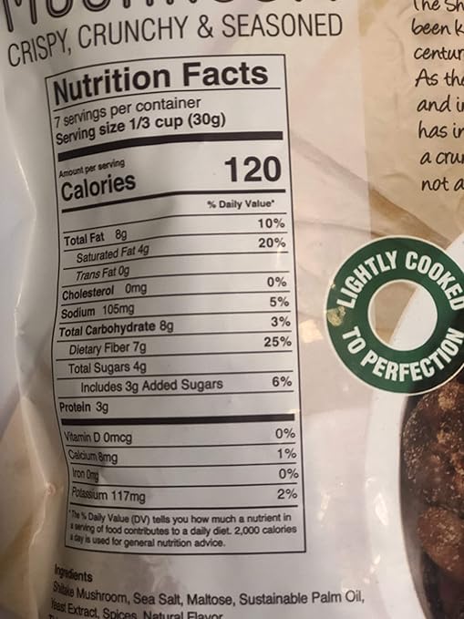 32 Mushroom Nutrition Label Labels Design Ideas 2020