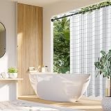WELDUN Extendable Shower Curtain Rod 48-190CM No Drill Telescopic Black view 6