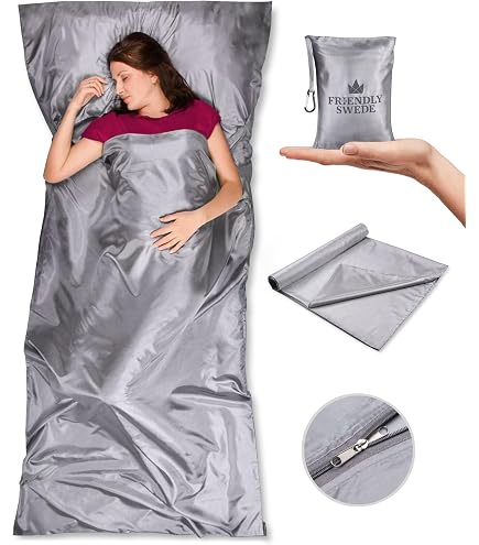 Naturehike Elastic Sleeping Sheet Sleeping Bag Liner - Lightweight Elastic Travel Sheet For Camping Hostels & Outdoor Use Hostel Picnic Travel Liner