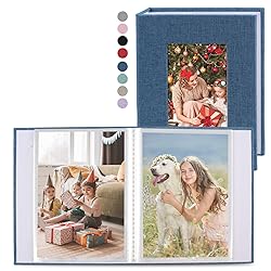 vivinin 2 Pack Photo Album 4x6, Linen Cover Photo