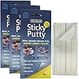 9oz Alcolin Sticky Putty Reusable Museum & Gallery Quality Adhesive Putty, Repositionable -Won't Dry -3 x 3oz Pack