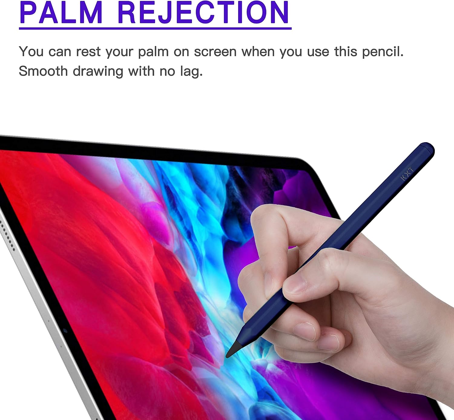 Stylus Pen for Apple iPad(2018-2025),With Tilt Sensitivity & Palm Rejection & Magnetic,Compatible iPad Pro 11/12.9(3/4/5/6th)/Air 3-6/Mini 5-6/iPad 6/7/8/9/10/11th Gen,Writing/Drawing ipad Pencil - Image 5