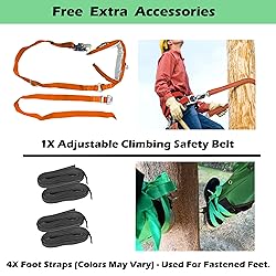PROLEE Tree Climbing Gear Non-Slip 2 Gear with