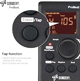 Sondery ProBeat Digital Metronome for Guitar Piano Drums with Timer view 6