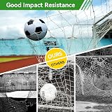 Cyrank Football Goal Net 24x8ft Replacement Soccer Net Training Net view 3