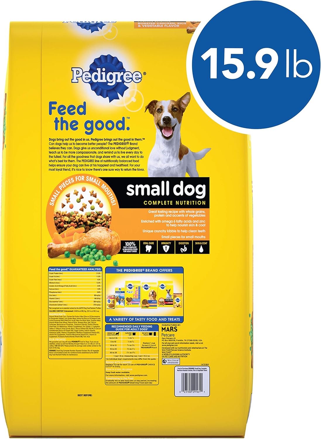 pedigree small dog dry food