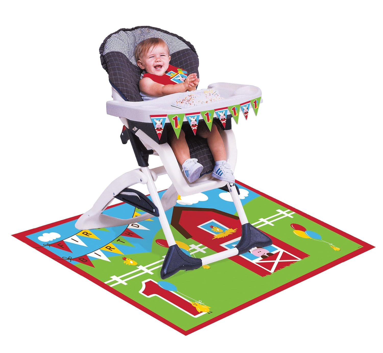 Best boy 1st birthday high chair decorating kit