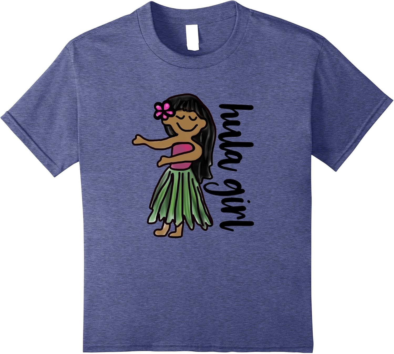 Little Designs Hawaiian Hula Girl TShirt Clothing