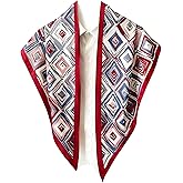 DYUXIRT Triangle Shawls Scarf Head Hair Neck For Women Scarves Fashion Silk Feeling Lady Lightweight 56.3×27.95inch