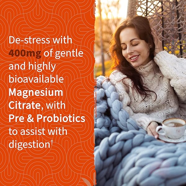 GARDEN OF LIFE DR FORMULATED MAGNESIUM CITRATE SUPPLEMENT WITH PREBIOTICS & PROBIOTICS FOR STRESS, SLEEP & RECOVERY – VEGAN, GLUTEN FREE, KOSHER, NON-GMO, NO ADDED SUGARS – 60 GUMMIES