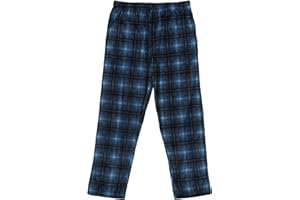 North 15 Boys Plaid Pajama Pants Super Cozy Micro Fleece Pajama Pants Boys, Boys Lounge Pants, Boys Pajama Pants Size 8-18