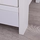 AVC Designs Bathroom Sink Cabinet Under Basin Unit White W60 D29 H60cm view 9