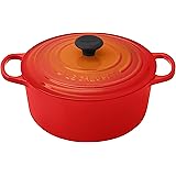 Le Creuset Enameled Cast Iron Signature Round Dutch Oven, 5.5 qt., Flame