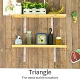 HAOCHEN Heavy Duty 8P Ceiling? No: 8 Pieces Shelf Brackets 200x120mm White view 6