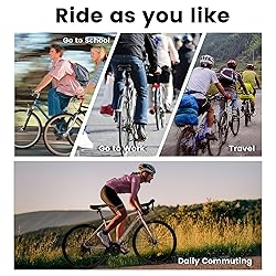 Ecarpat 700C Road Bikes, 16 Speed, Commuting City