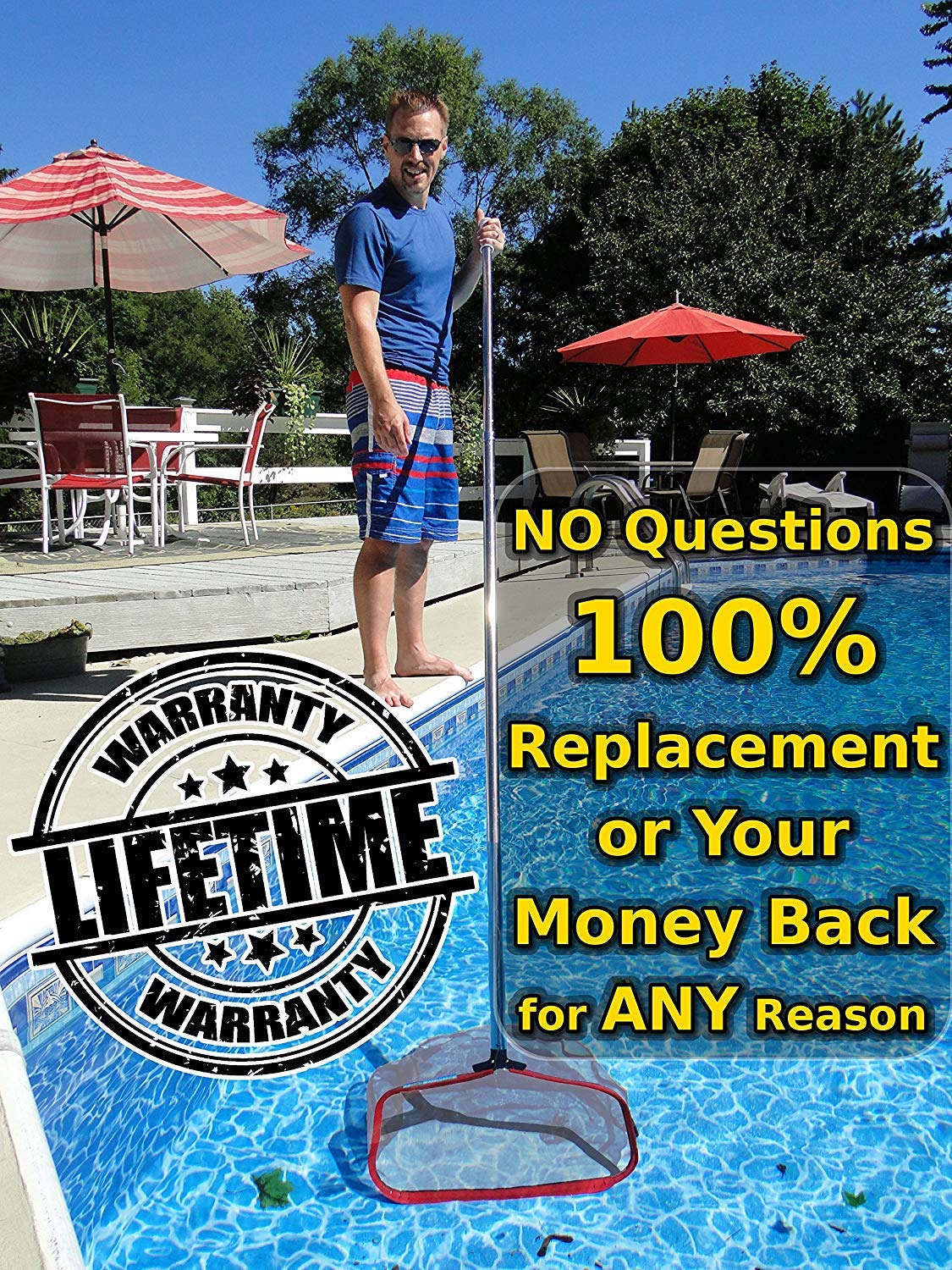 ProTuff 17" Pool Silt Net Unlimited Free Replacement Guarantee