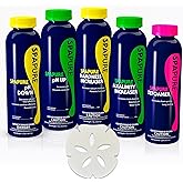 Spapure Hot Tub Chemical Balancing Maintenance Kit Includes Alkalinity Increaser, Ph Increaser, Ph decreaser, Calcium Hardness Increaser & Defoamer