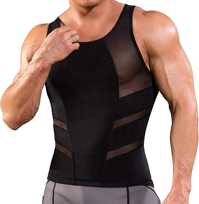 TAILONG Tank Top Slimming Vest Tight Body Shaper Tummy