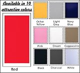 Funky Gadgets Red Blackout Roller Blind 120x210 Easy Fit Child Safe view 2